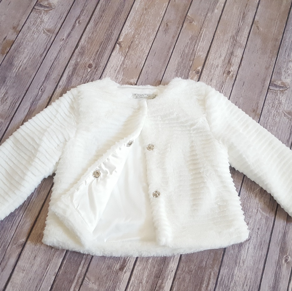 Girls fur jacket